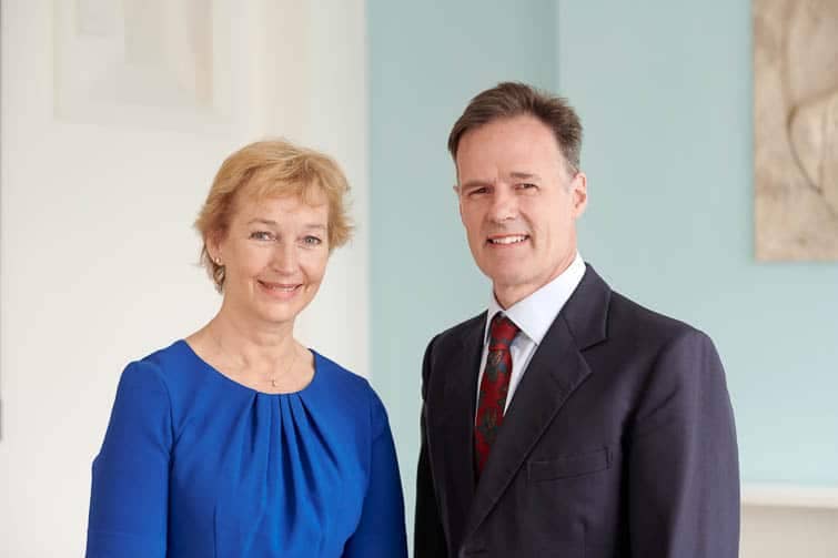 Whitley Asset Management Corporate Photography - Edward Whitley OBE and Louise Rettie