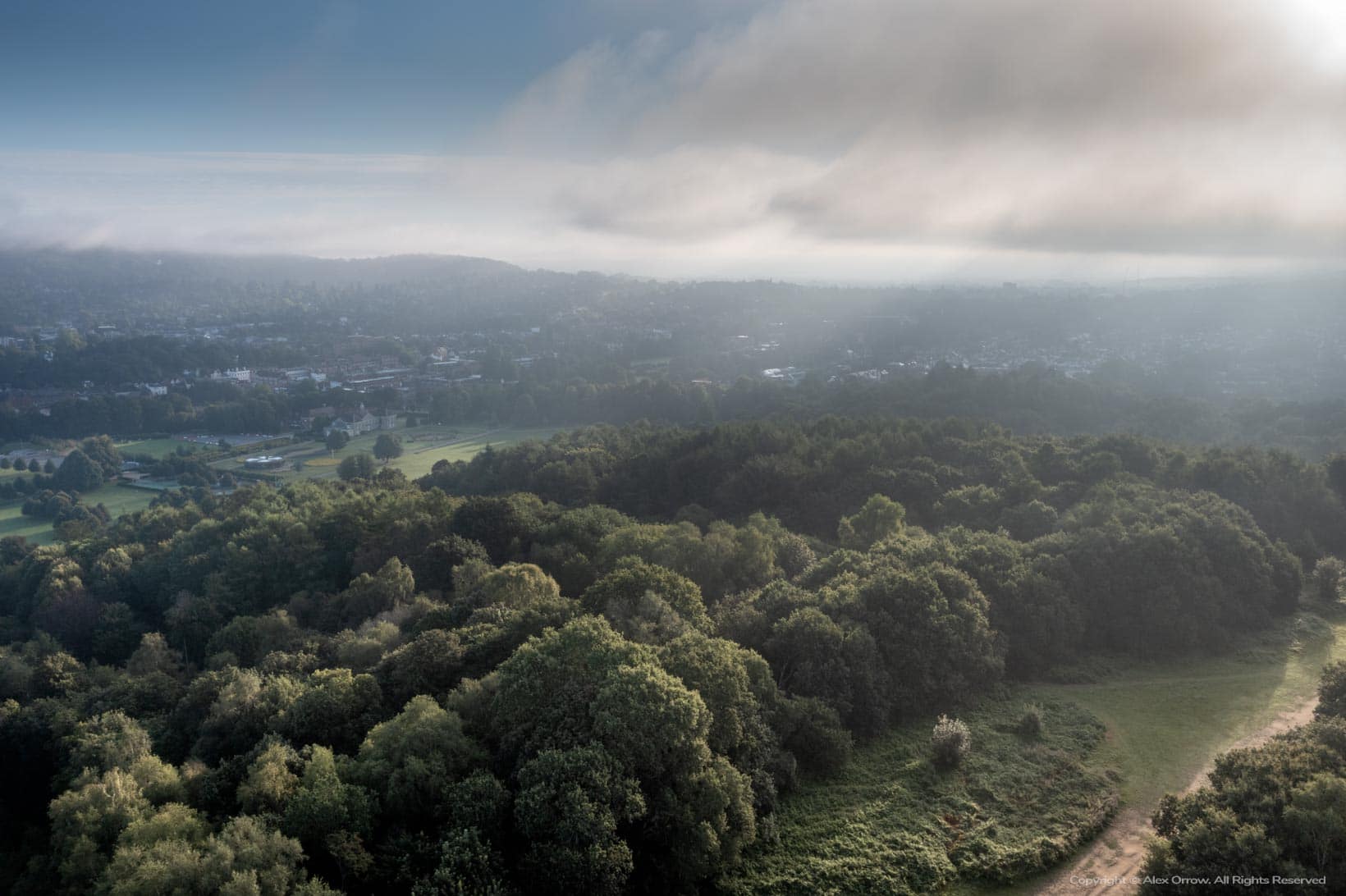Drone Reigate Priory Park